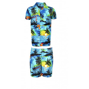 Hawaiian Shirts And Shorts(Set)