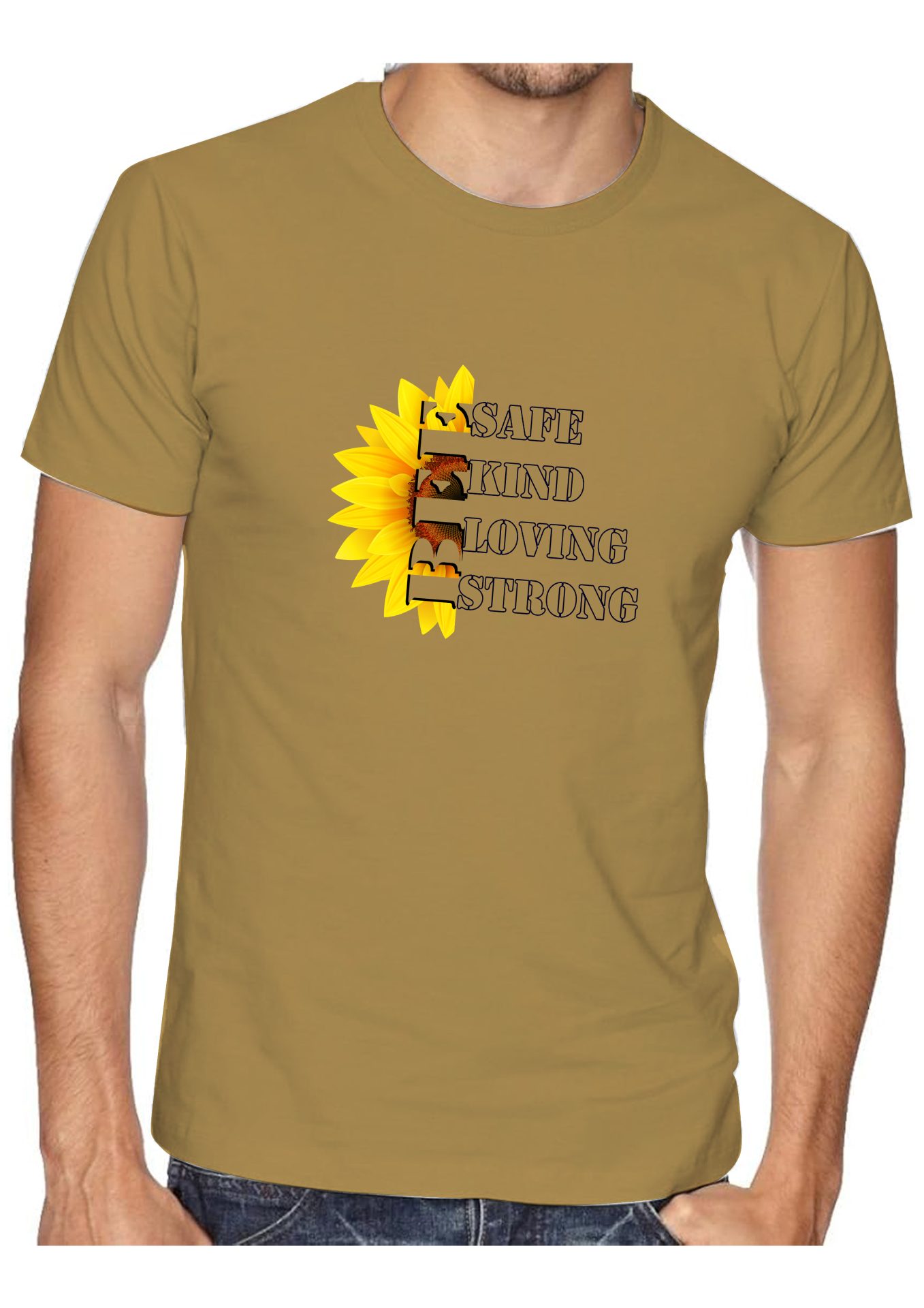 Soulful Sunflower Man T-Shirt - Image 4