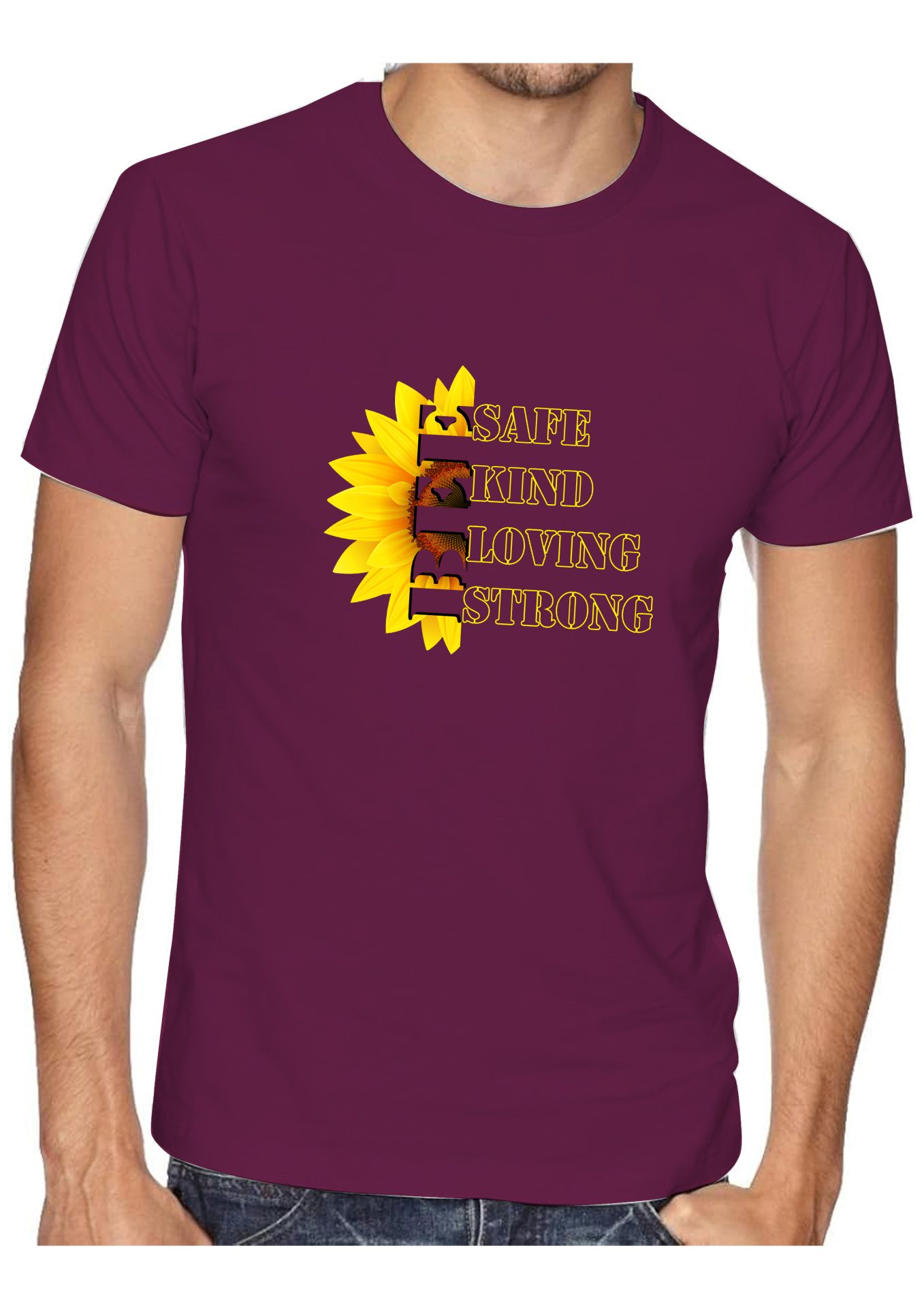 Soulful Sunflower Man T-Shirt - Image 6